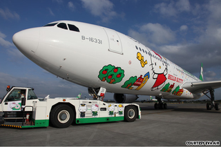 Illustration for article titled Just How Cute Is the Hello Kitty Plane? Pretty Damn Cute.